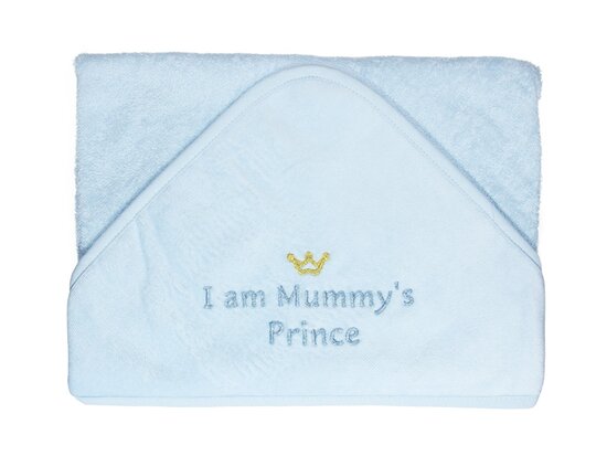 Badcape mummy' s prince, blauw