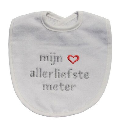 Slab allerliefste meter, wit/grijs