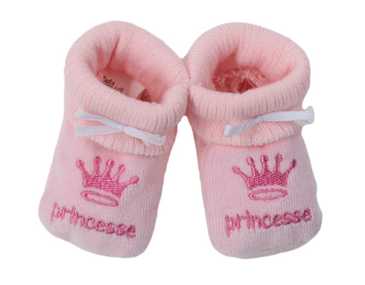 Chaussons princesse, rose