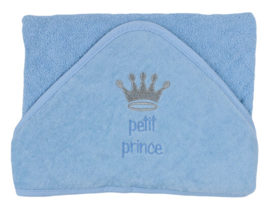 Cape de bain petit prince, bleu