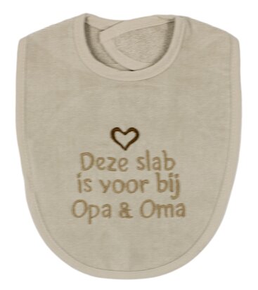 Slab voor bij oma & opa, zand