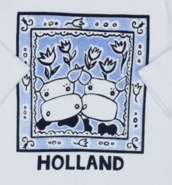 Romper koe, delfts blauw