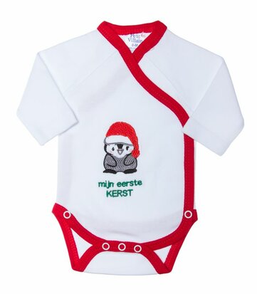 Romper mijn eerste kerst, pinguin