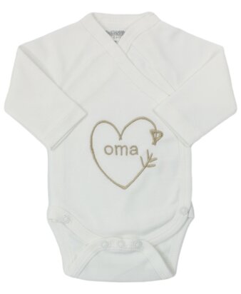 Romper oma pijl, ecru