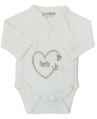 Romper tante pijl, ecru