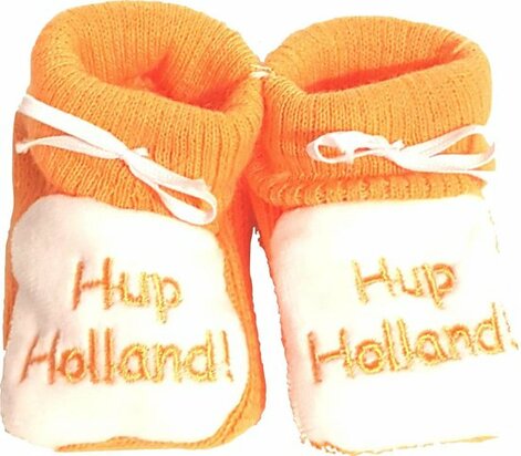 Slofjes Hup Holland, oranje