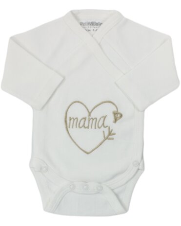 Romper mama pijl, ecru