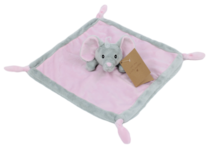 Knuffeldoek olifant, roze