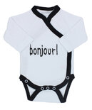 Body bonjour, blanc/noir