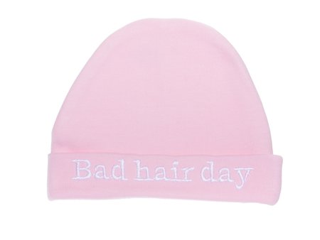Mutsje rond bad hair day, roze