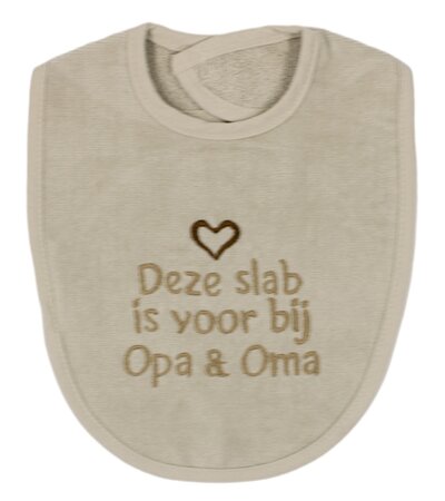 Slab voor bij oma & opa, zand