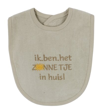 Slab zonnetje in huis, zand