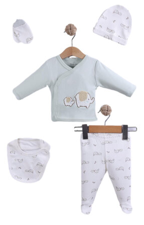 5-dlg giftset olifantje, mint