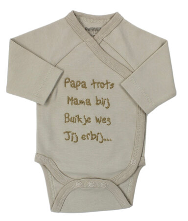 Romper buikje weg, zand